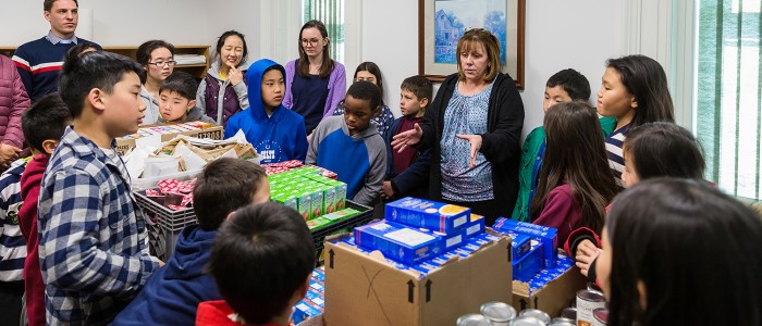 #1.1 - Visit of The Center of Compassion - Lori Vincent Explains about Backpack Program