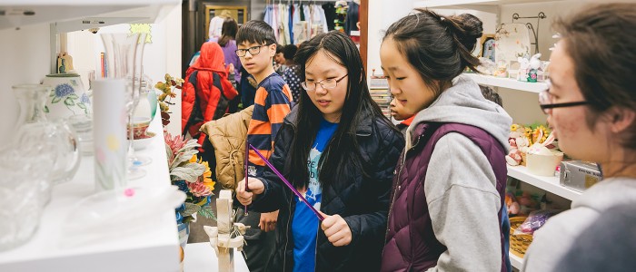 #1.4 - Visit of The Center of Compassion - Olivet Academy Students Shopping at the Thrift Store 4